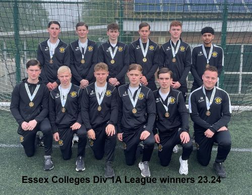 Essex Colleges Div 1A League winners